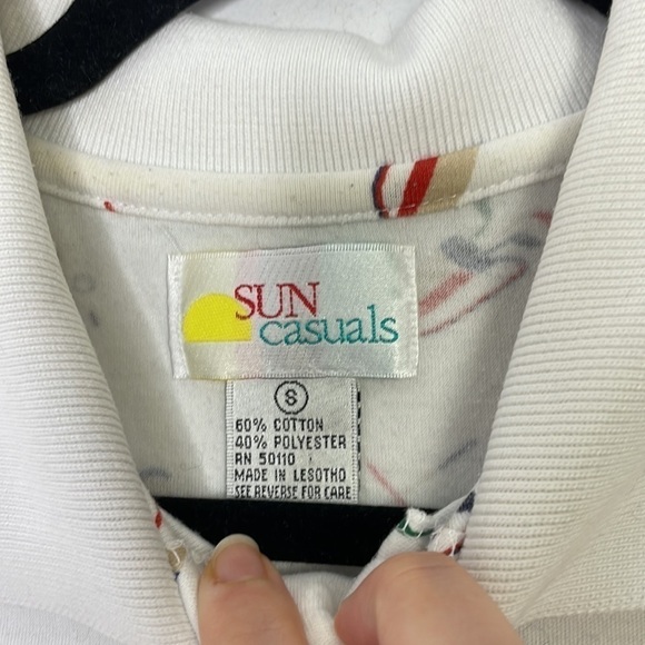 VINTAGE Golf novelty print quirky polo tank - Picture 5 of 7